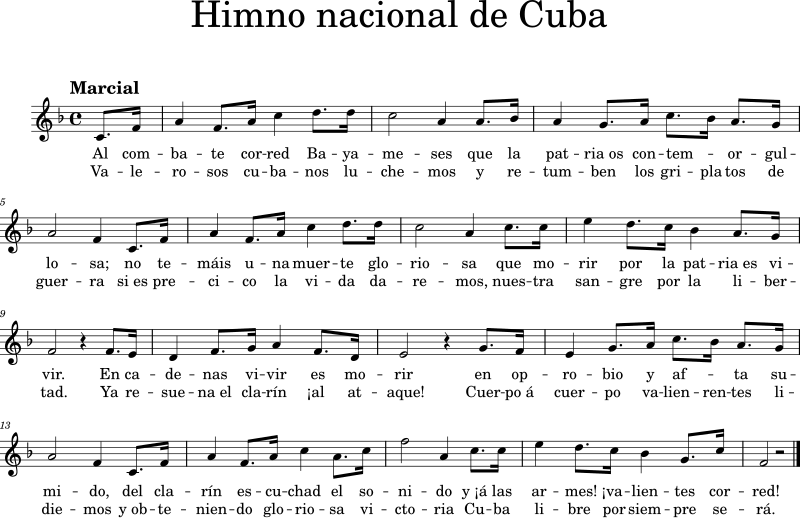 Файл:Himne de Cuba.svg