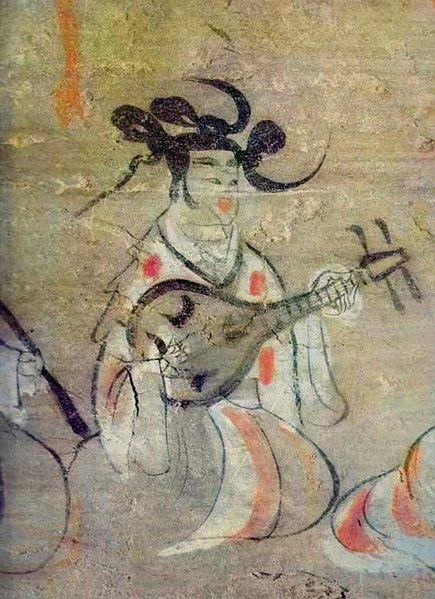 File:Yanju's tomb, lute player.jpg