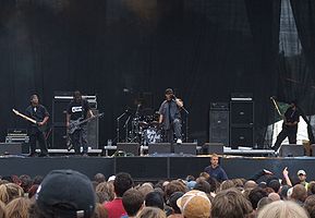 Body Count performs at a concert in Prague, 2006