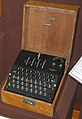 Enigma G, used by the Abwehr, had four rotors, no plugboard, and multiple notches on the rotors.