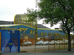 Belle Vue Stadium in Manchester, UK