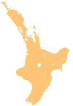 Whangape Harbour is located in North Island