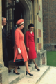 Queen Elizabeth II and Patricia Nixon, 1970.