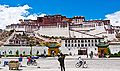 Vista del palacio de Potala.