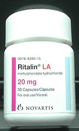 利他能LA（Ritalin LA）藥罐外觀]]