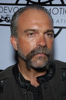 Sam Childers arriving at a book signing of Another Man's War in Beverly Hills, California on May 5, 2009