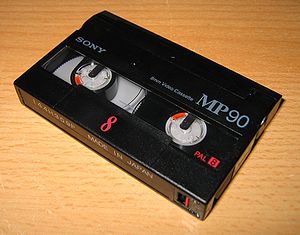 A Video8 cassette