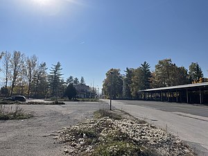 Entrance to the plant