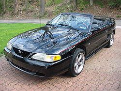 1994 Ford Mustang GT Convertible with optional Bullit style wheels.