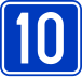 Expressway 10 shield}}