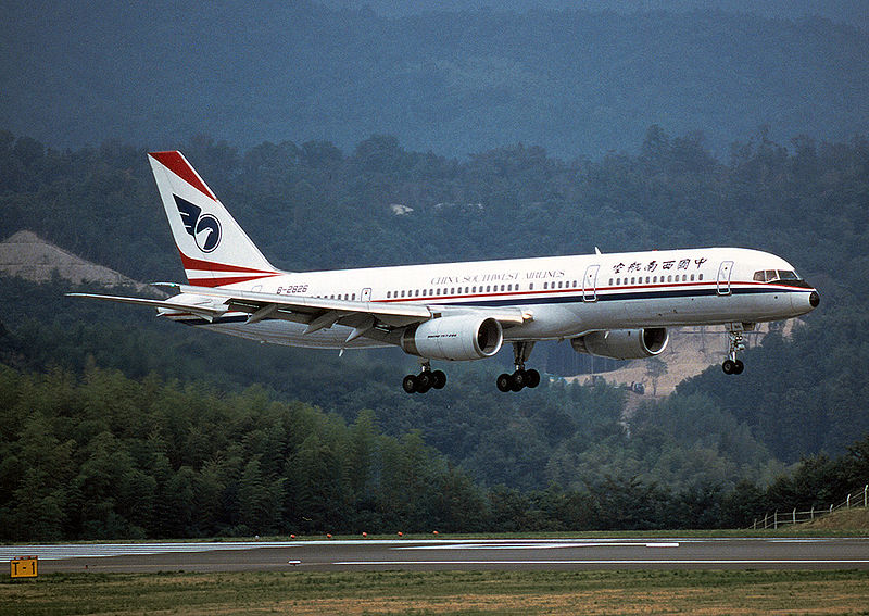 File:Chinasouthwest airlines Boeing757-200 TAK.jpg