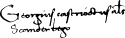 Skanderbeg's signature