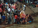 Immersion of Ganesh Idol in Sankey Tank, Bangalore, India