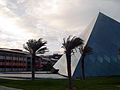 The Pyramid shaped building at Electronics City campus