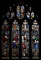 South aisle east window of St. Mary Redcliffe Bristol by Clayton and Bell, 1861.