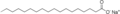 Sodium stearate, the most common component of most soap, which comprises about 50% of commercial surfactants.