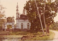 A pretty mosque build in the mid-19th century in rural Bangladesh.