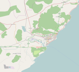 Location of Kanithi Balancing Reservoir within Visakhapatnam