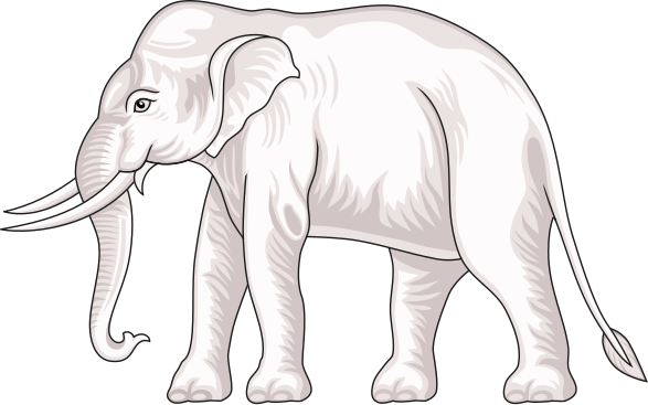 File:White Elephant of Thailand.svg