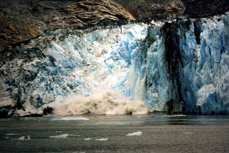 File:Calving glacier at Alaska.JPG