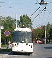 Image 87A switch in parallel overhead lines (from Trolleybus)