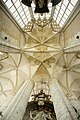 Vaulting of the church, with fresco fragments