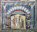 Herculaneum, Neptune und Amphitrite, Wall Mosaic in House Number 22