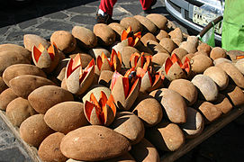 Mamey at a Tepoztlan market