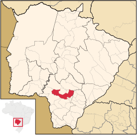 Localización del Municipio de Dourados