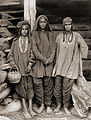 An image of "pahari" or hill-dwelling Kashmiri women.