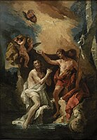 Giovanni Battista Tiepolo, Bautismo de Cristo, siglo XVIII, Italia