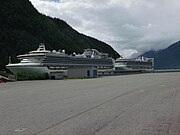 Sapphire Princess and Golden Princess at Skagway, Alaska