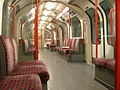 Interior of 1992 Stock used on the Central line