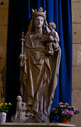 Virgen de Cadouin, en la iglesia del monasterio.