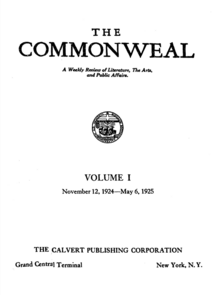 Commonweal Cover Nov 1924.png