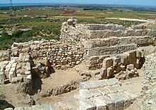 Remains of a fortress made of stone