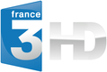 Logo of France 3 HD from May 23rd, 2010 til January, 2012