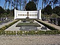 The monuments on the cemetery in Montfort