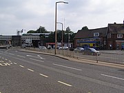 Three Bridges Railway Station, viewed from the A2220