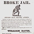 Image 15Escaped slave broadside, Hampshire County, West Virginia, 1845 (from West Virginia)