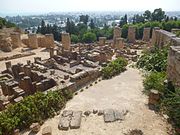 Colour photograph of the remains of Ancient Carthage