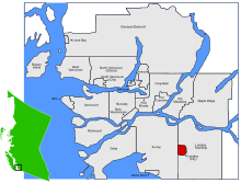 Location of Langley in British Columbia