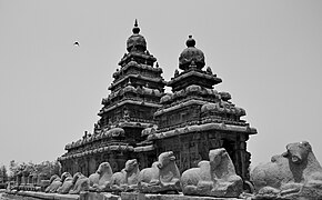 Shore temple, view from the north face