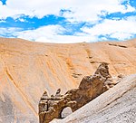 Rock formations Near Pang, Ladakh