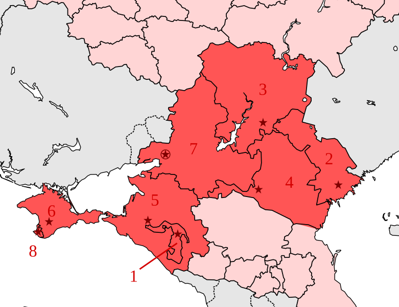 File:Southern Federal District (numbered).svg