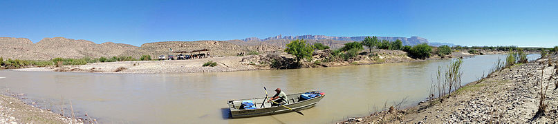 Rio Grande crossing to Boquillas del Carmen, Mexico