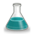 Файл:Conical flask teal.svg