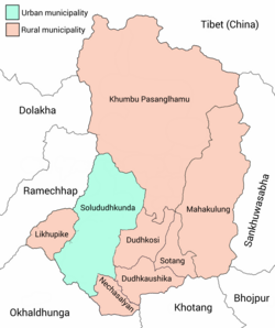 Divisions of Solukhumbu