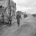 Men of 'A' Company, 6th Durham Light Infantry, 50th Division, in the village of Douet (Grandcamp-Maisy), 11 June 1944