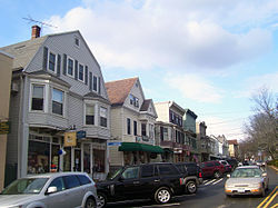 Looking north along Katonah Avenue